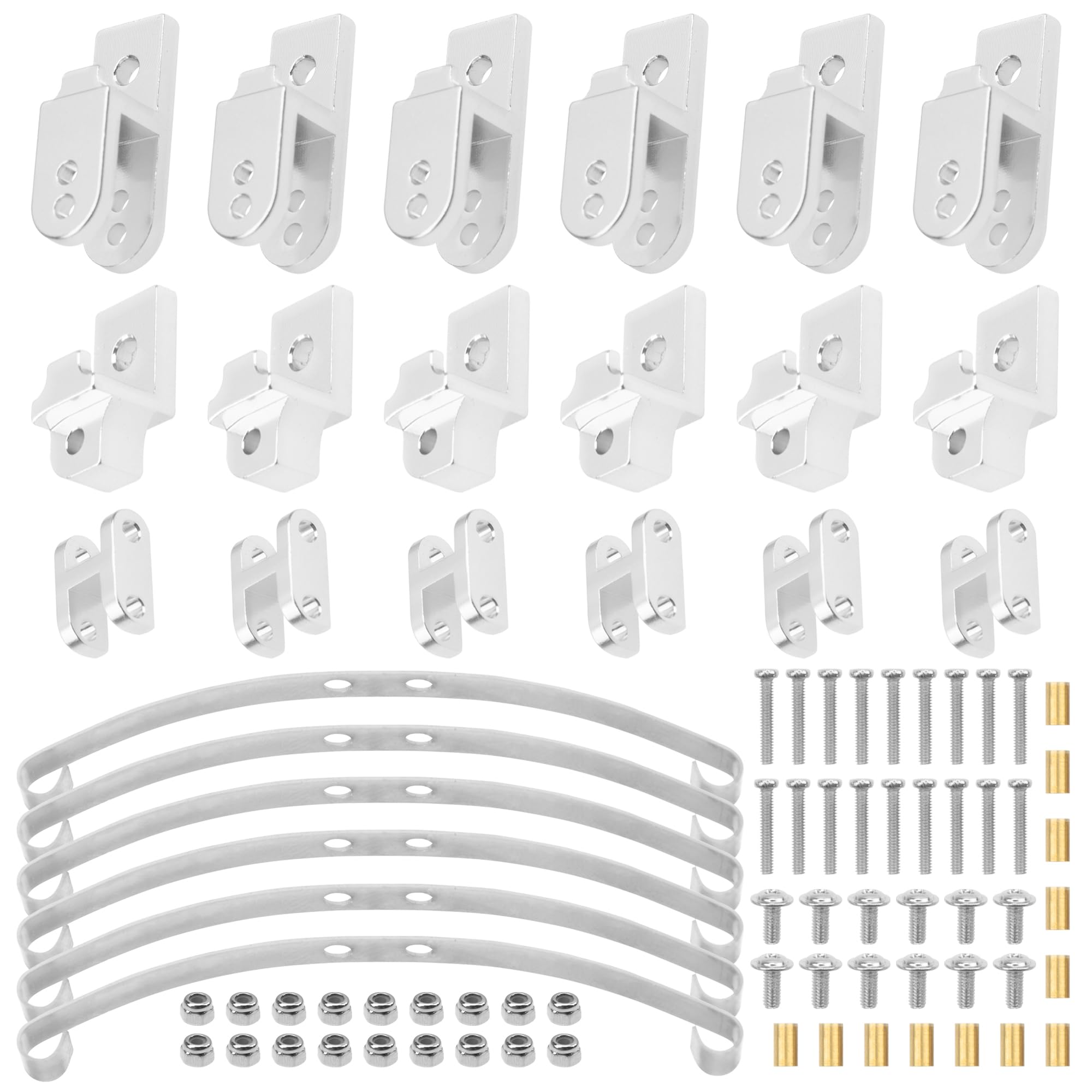 Levigo RC Spring Suspension Bar Leaf Spring Kit - Upgrade For 1/16 WPL B36, B16, JJRC Q60 Q63 Q75 6x6 Trucks & Crawlers