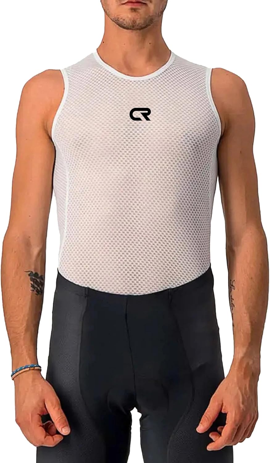 Coconut Ropamo CR 2 Pack Men's Cycling Base Layer Vests Quick Dry Bike Tank Top Breathable Bike Riding Undershirt - Image 2
