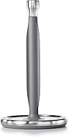 OXO Good Grips Steady Paper Towel Holder: Countertop Dispenser with One-Handed Tear, Non-Slip Base & Jumbo Roll Fit