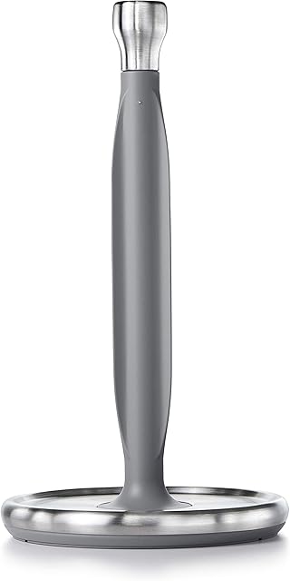 OXO Good Grips Steady Paper Towel Holder,Gray,One Size