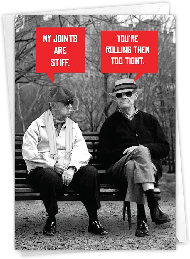 Happy Birthday Funny Images For A Guy Nobleworks - 1 Funny Birthday Greeting Card With Envelope - Grown-Up Humor, Happy  Birthday Card For Old Guys - Men Stiff Joints C7038Bdg : Amazon.ca: Office  Products