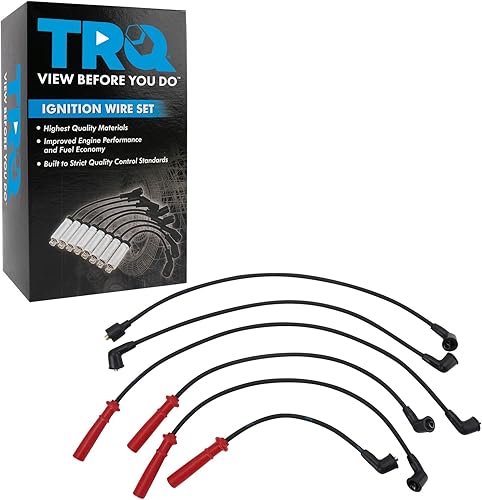 Miniatura 10 de TRQ Juego de cables de bujía de encendido del motor compatible con Hyundai Tucson Kia Sportage 2.7L Nrew