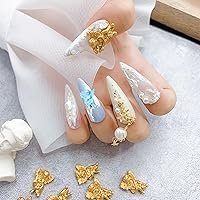 Vista 3 de Dije de uñas de ángel macarrón para bebé, barroco 3D, retro, dijes de uñas de resina vintage, accesorios de arte de uñas para manicura, arte