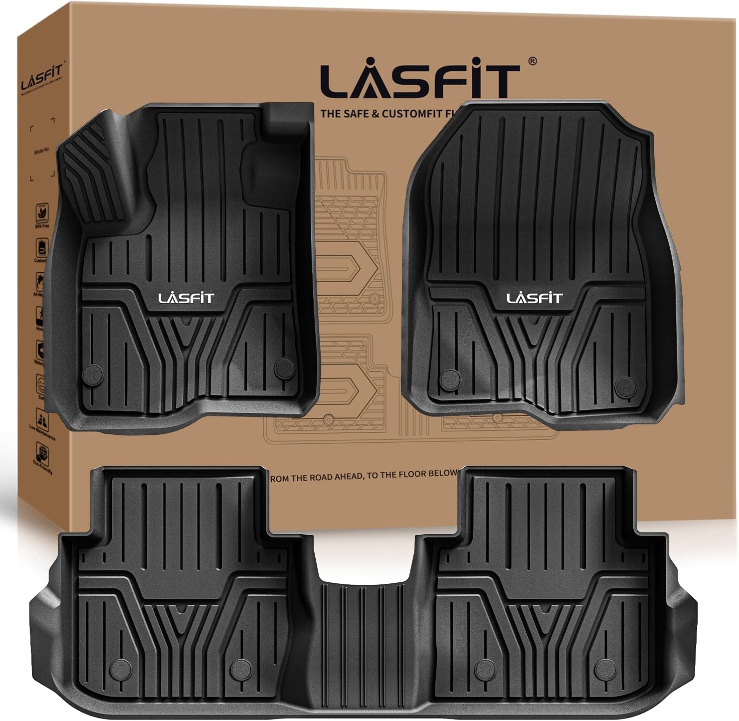 LASFIT Floor Mats Fit for 20232024 Honda CRV/CRV Hybrid