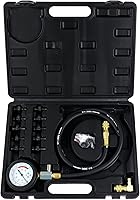 Vista 1 de JoyFans Herramienta probadora de presión de aceite, kit de medidor de presión de aceite de 0-140PSI para sistema de combustible, sensor mecánico