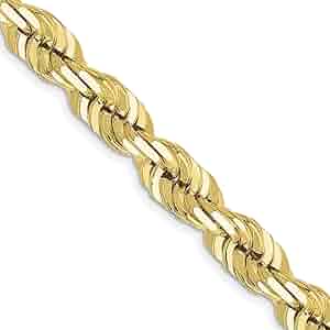 Kooljewelry 10 Karat Gelbgold Singapur-Kettenhalskette (0,7 Mm, 20 Zoll