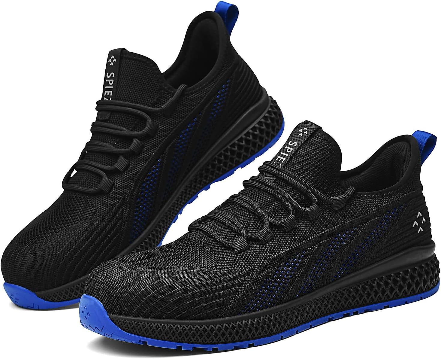 SPIEZ Men & Women Safety Shoes - Lightweight Steel Toe