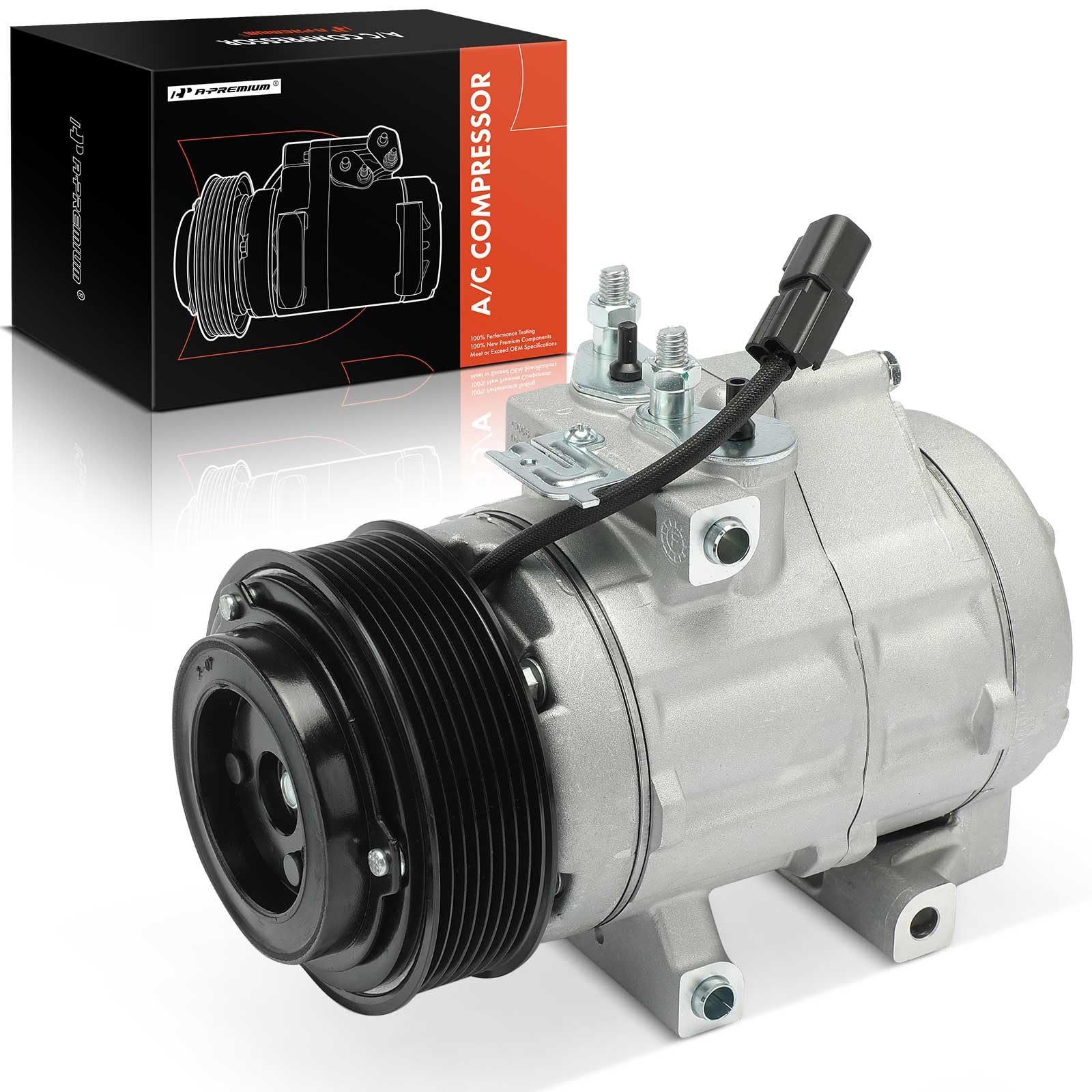 HXYBBGS BC341D629AD BC3Z19703A CO 11358C Compresor De CA Con Embrague Se Adapta A Ford F250 F350 F450 F550 F650 F750 2011 2012 2013 2014 2015 2016 6 .7L