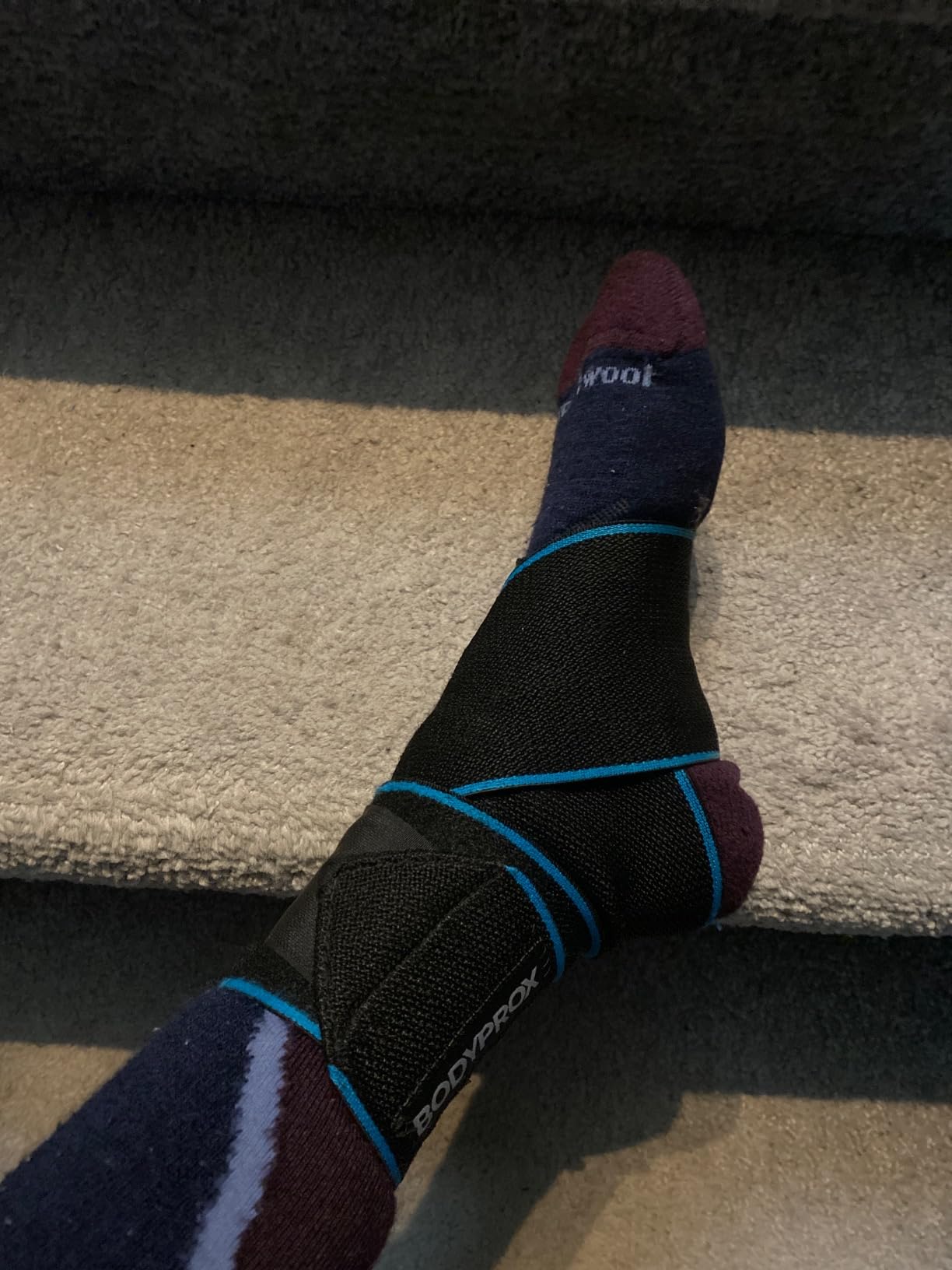 2 Paia Supporti Caviglia Calcio Neri - Protezione Antinfortunio Per Distorsioni Articolari - Foto 3