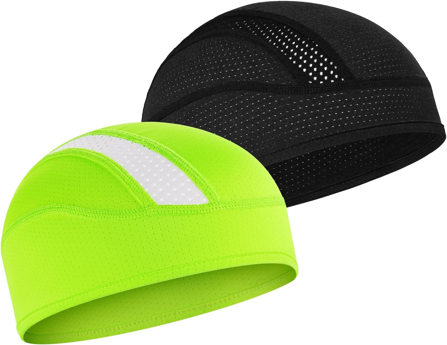 Skull Cap Helmet Liner Beanie, Cooling Mesh Cycling Running Hat for Men Women, Fits Under Helmets