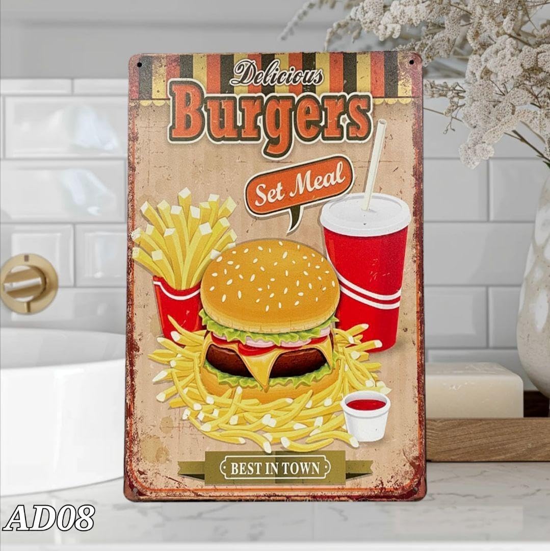ヴィンテージ　サインボード　ハンバーガー おしゃれ　雑貨 ヴィンテージ サインボード ハンバーガー おしゃれ 雑貨 アメリカン