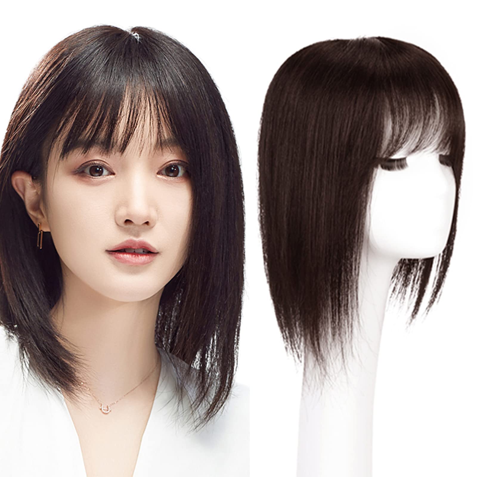 Amazon.co.jp: HAIRCUBE 部分ウィッグ 人毛100% ヘアピース 手植え