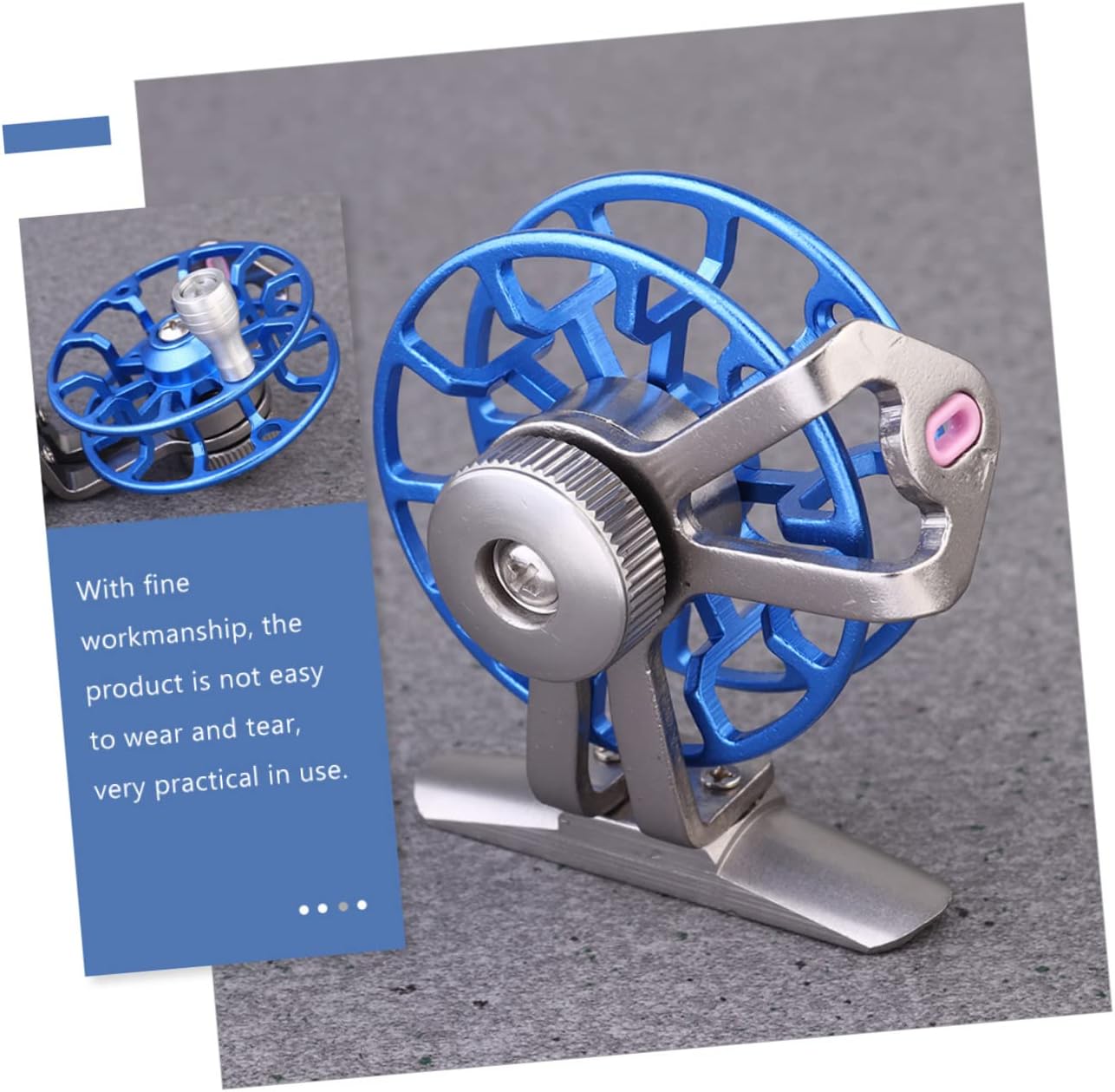 BESTonZON Fly Reel Lightweight Metal Fishing Wheel for Outdoor Fly Fishing Gear for Boat and Shore High Strength and Stability Right Hand