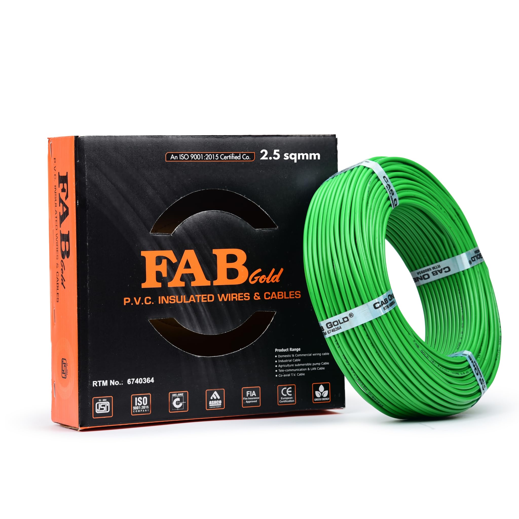 KRIPA Red Electrical Wire - 90m, FR PVC, Pest Protection -18