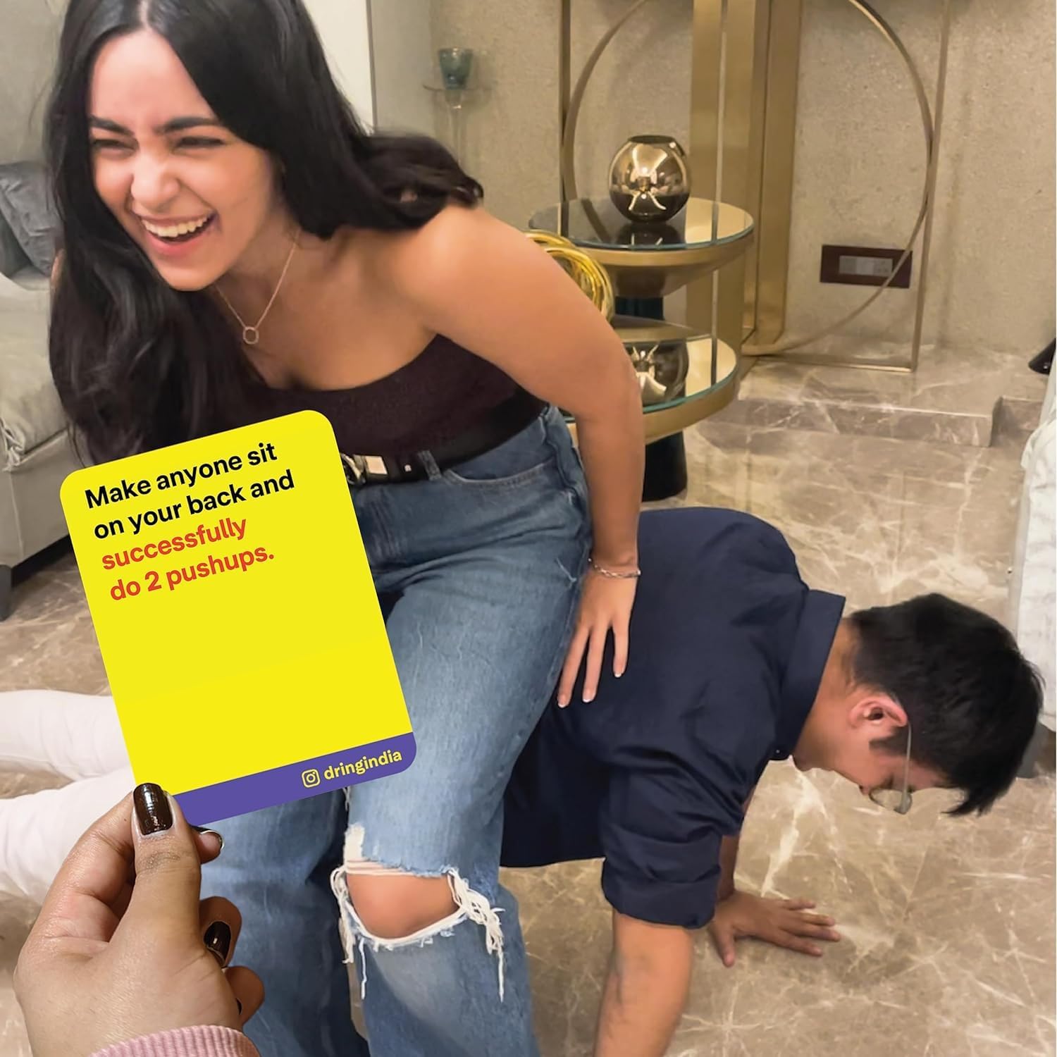 Dring India : Expansion Pack One - The Ultimate Indian Drinking Game | 65 New Cards | Truth Or Dare | Perfect for House Party, Bachelor Party & Birthdays!