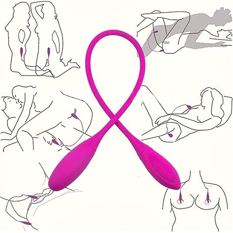 Double Penetration Vibrator Sex Toy