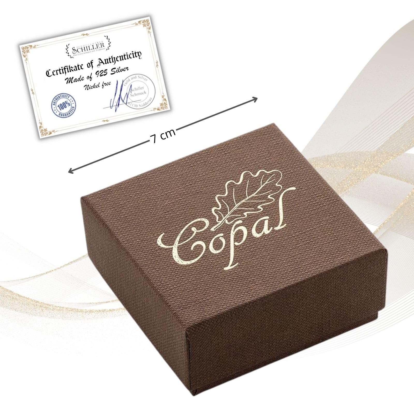 Collar Corazón Con Ámbar Auténtico Y Diseño Floral De Plata 925