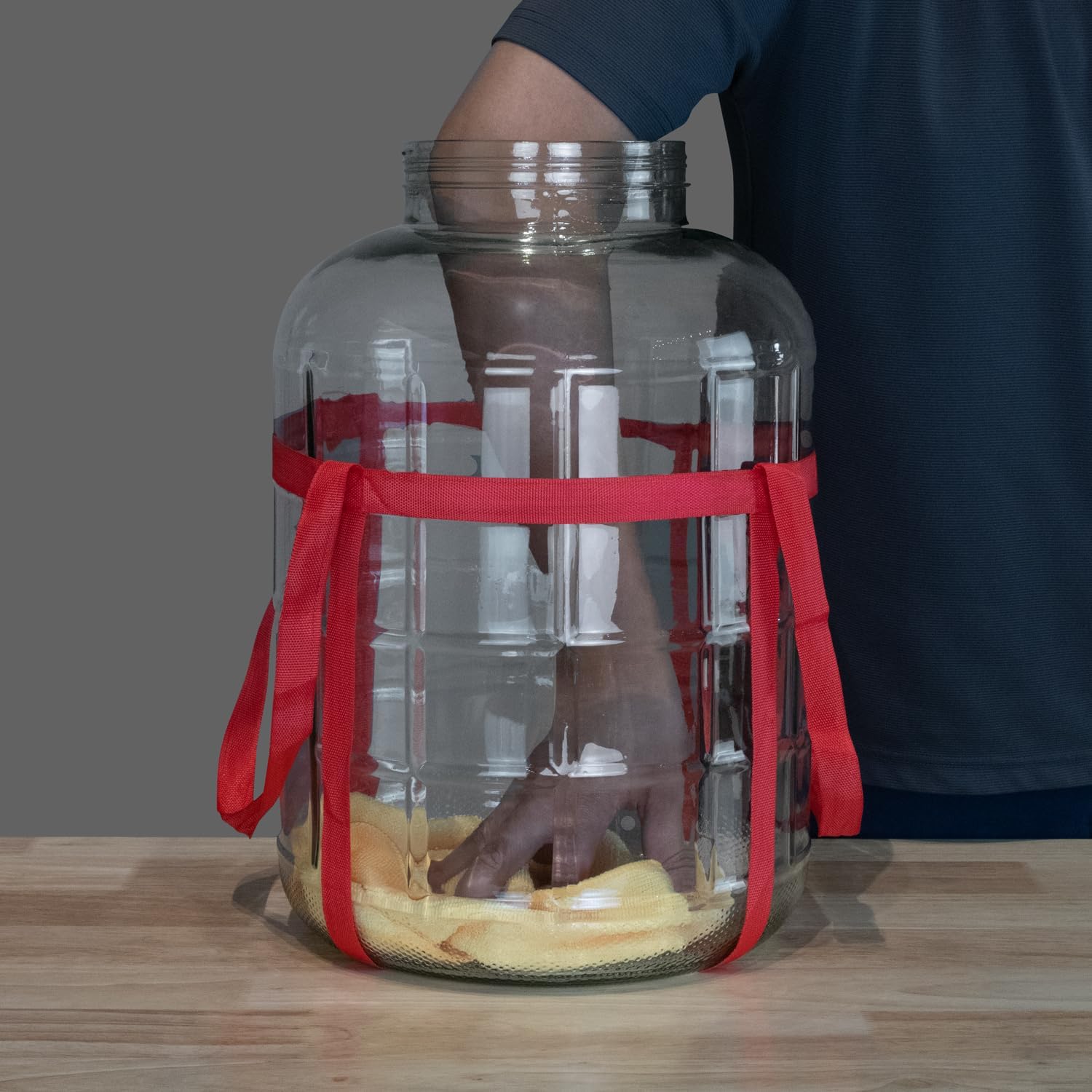 Kegco 7.1 Gallon Wide Mouth Glass Carboy Fermenter Homebrew Beer & Wine Making
