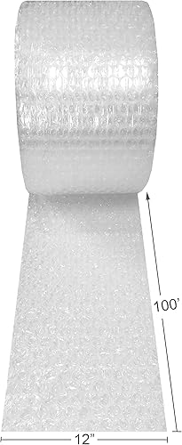 Miniatura 4 de Amazon Basics Juego de rollos de envoltura con amortiguación de burbujas (grande + pequeño)