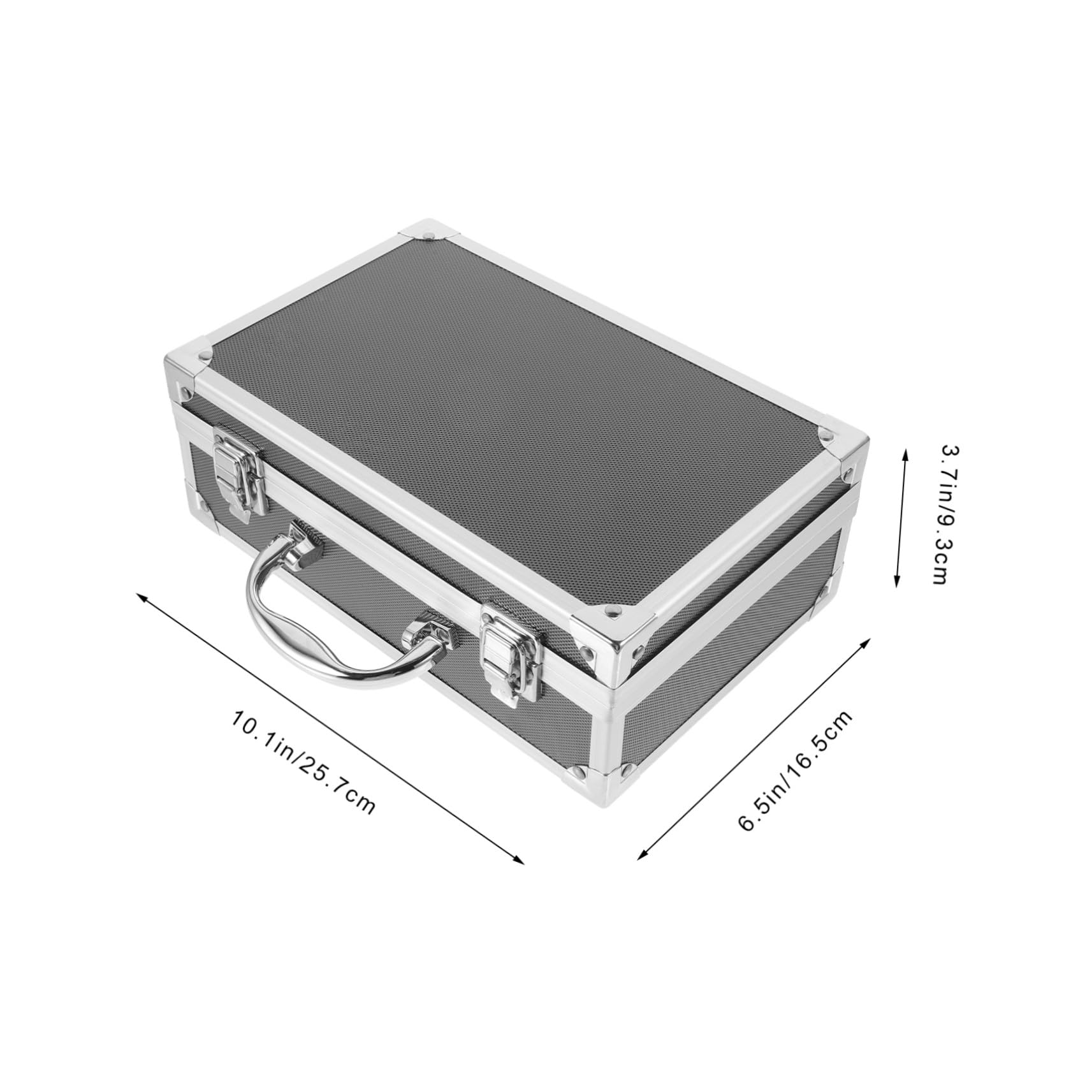 Didiseaon Cassetta Porta Attrezzi in Lega di Alluminio Chiusura Sicura e Design Leggero, Valigetta Portautensili Portatile per Uso Esterno e Organizzazione Efficiente