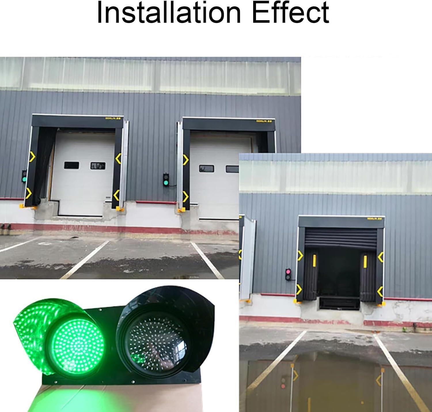 200mm czerwony/zielony sygnalizator świetlny LED Stop And Go obudowa PC IP65 przemysłowe światło drogowe LED Stop soczewka pajęczyna światło ostrzegawcze cykl włączania(220v)