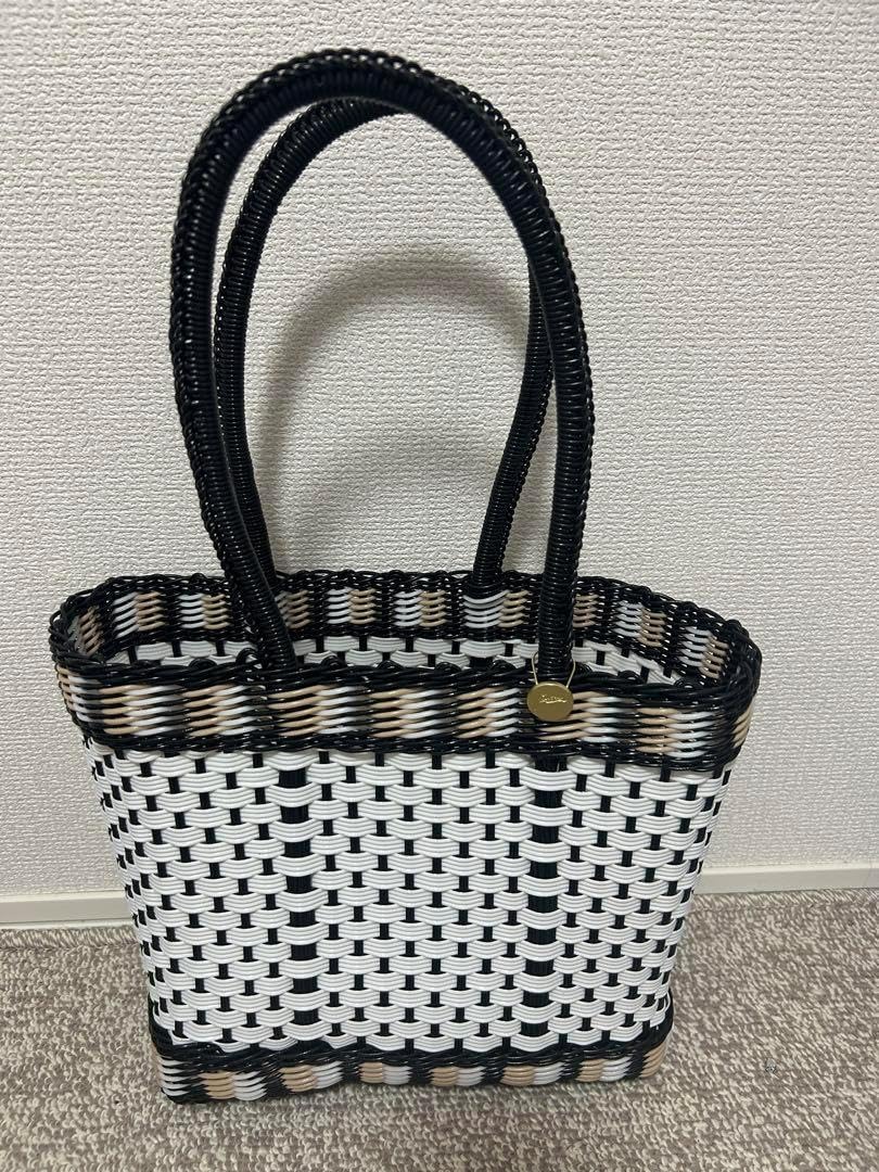 レトラ メルカドバッグ ロングハンドル ゴールド 美品 レトラ メルカド