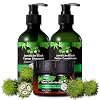 P-Beauty Castor Oil Set of 3 Shampoo Conditioner & Hair Mask with Biotin Hair Growth Hair Care Scalp Care - Shampoo Conditioner & Hair Treatment Against Hair Loss - Care Shampoo Hair Conditioner & Mask Set
