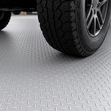 KRAOK Containment Mat, Garage Floor Mat 7.5x17ft, Stops Oil Stains & Mud Mess, 2mm Thickest PVC, Heavy Duty Waterproof Shield for Concrete, Easy Clean for Trucks, SUVs & Multi-Car Use - Gray