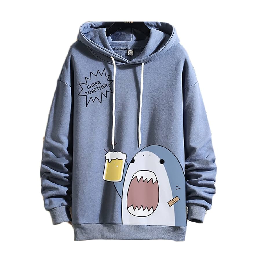 H&O サメパーカ プルオーバーHOODIE XXL e0108fc2c754031d77e33f65297f5b