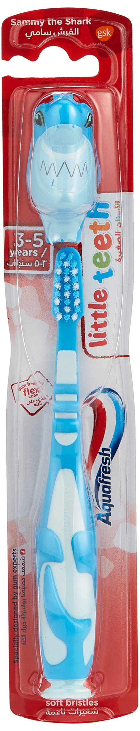 Kids , Little Teeth Soft Bristles Toothbrush For Children 3-5 Years, Assorted
