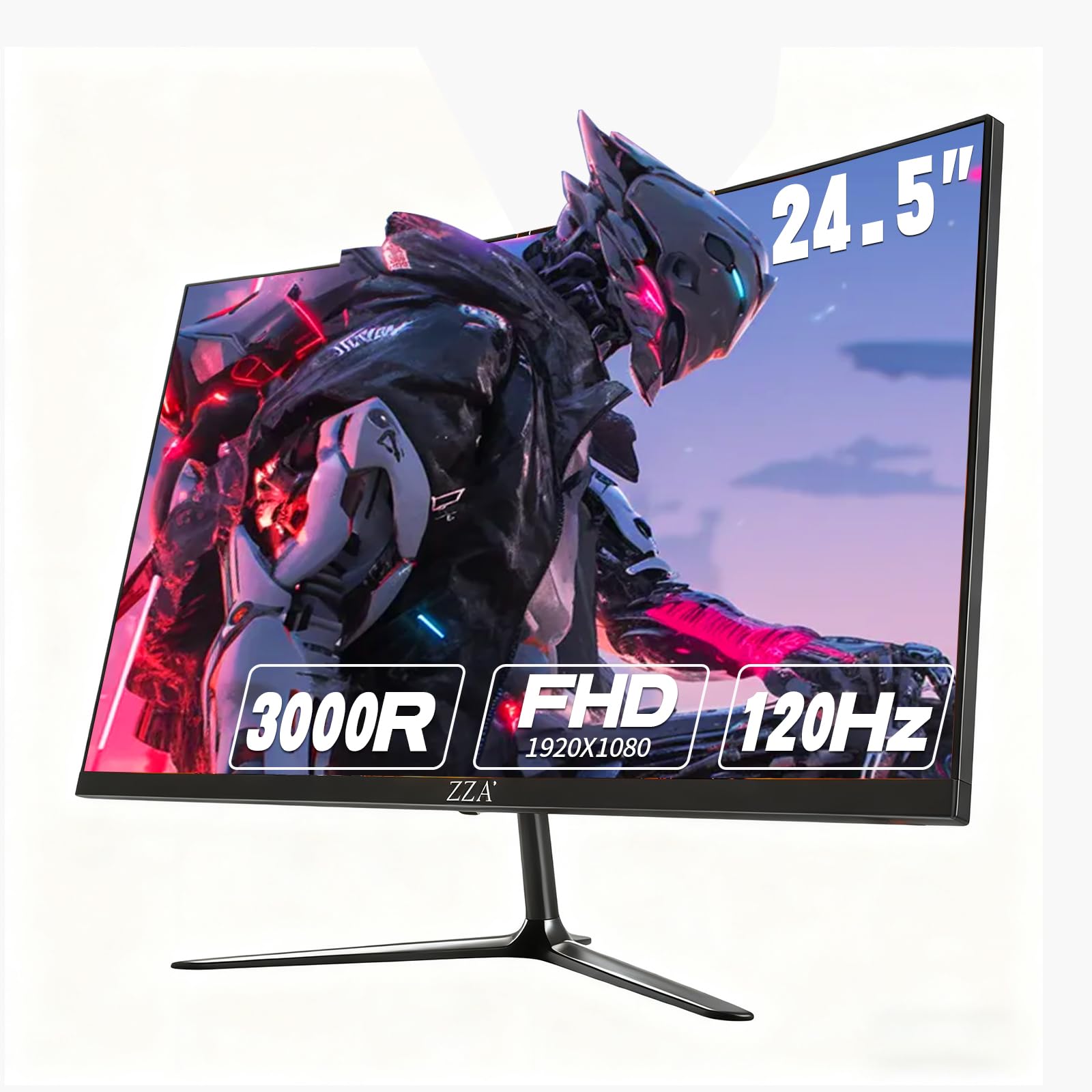 Amazon.com: ZZA 24.5 Inch FHD (1920x1080) 120Hz Curved Gaming