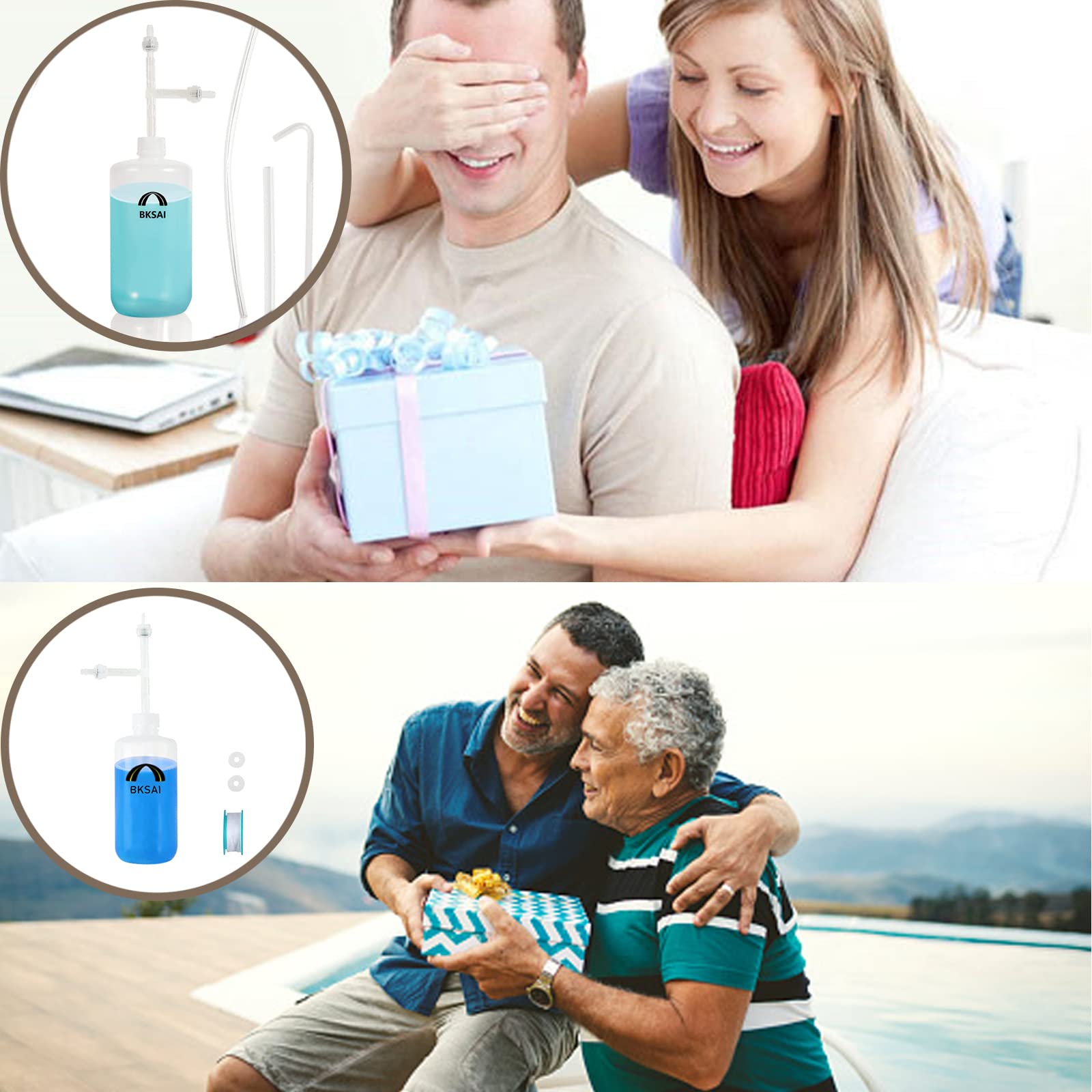 BKSAI Bouteille d'eau pour Plantes suspendues - 935,5 g - avec Long Bec - pour Plantes Grasses, bonsaï, Plantes d'intérieur, arbustes - pour intérieur ou extérieur