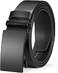 Ceinture en cuir pour hommes, Ceintures en cuir à cliquet pour hommes 100% Ceinture de robe en cuir véritable