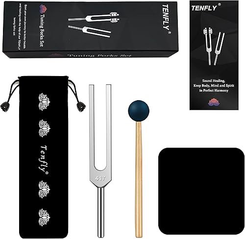 Miniatura 9 de 256 Hz Tuning Fork, 256 Cps Tuning Fork Instrumento de Grado Médico con Pesas Fijas, Aleación de Aluminio No Magnética