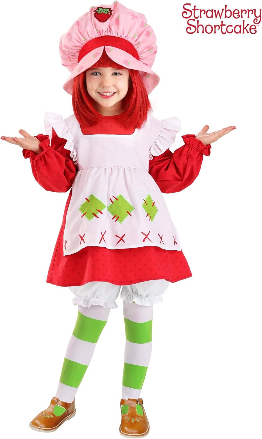 Strawberry Shortcake Toddler Costume | Girl's Strawberry Shortcake Halloween Costume