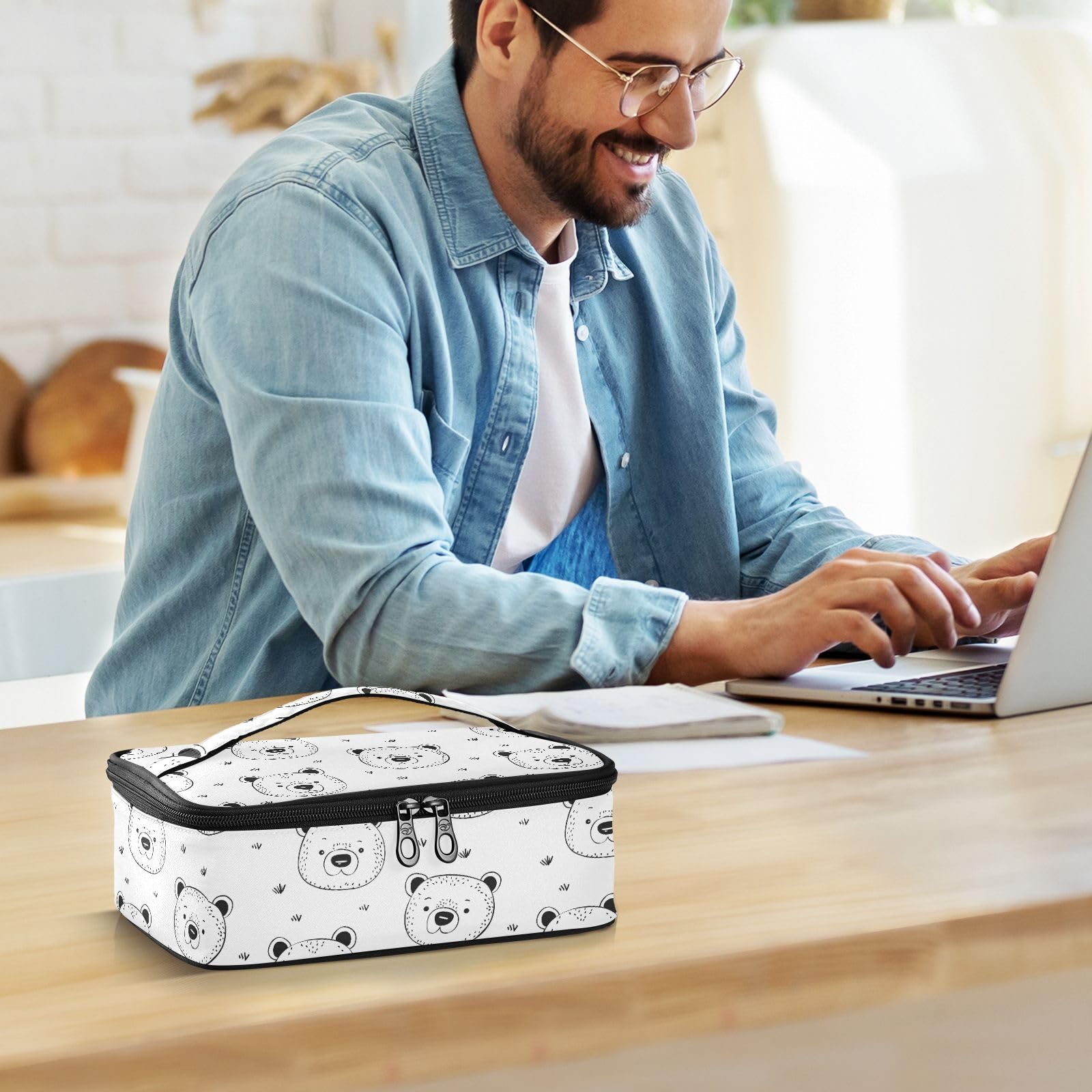 Sac à Déjeuner Isotherme Réutilisable Pour Le Bureau, Le Travail