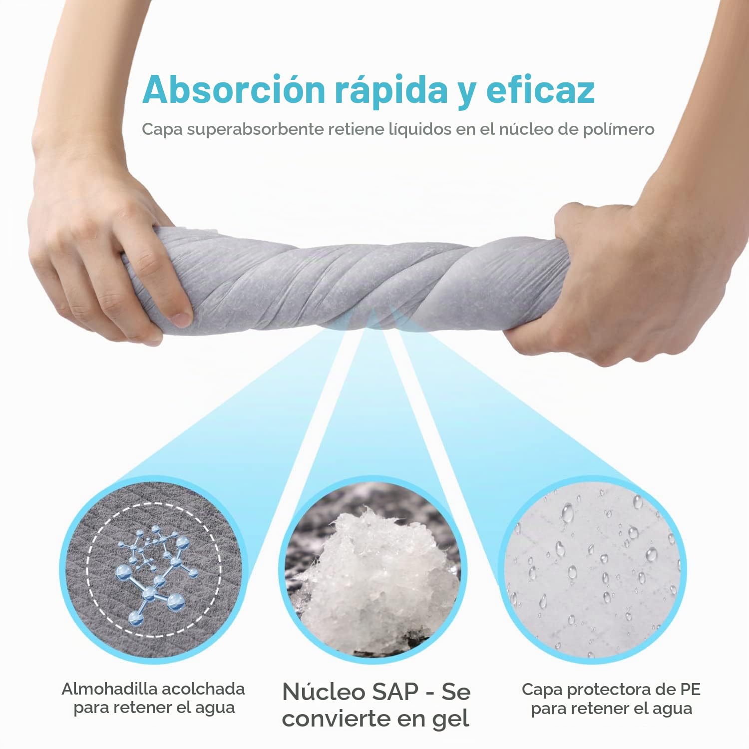 Nobleza 300x Carbón Empapadores para Mascotas, Alfombras de Entrenamiento para Perros, Toallitas de Adiestramiento Cachorros, 60 x 60 cm, Tamaño Regular, 300 Unidades