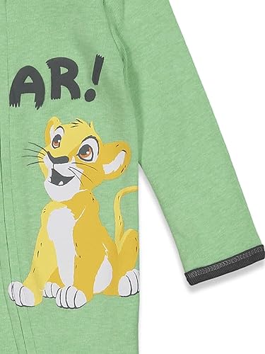 Miniatura 5 de Disney Baby 2 Pack Zip Up Sleep N' Plays Recién Nacido a Bebé Tallas (Recién Nacido - 24 Meses)