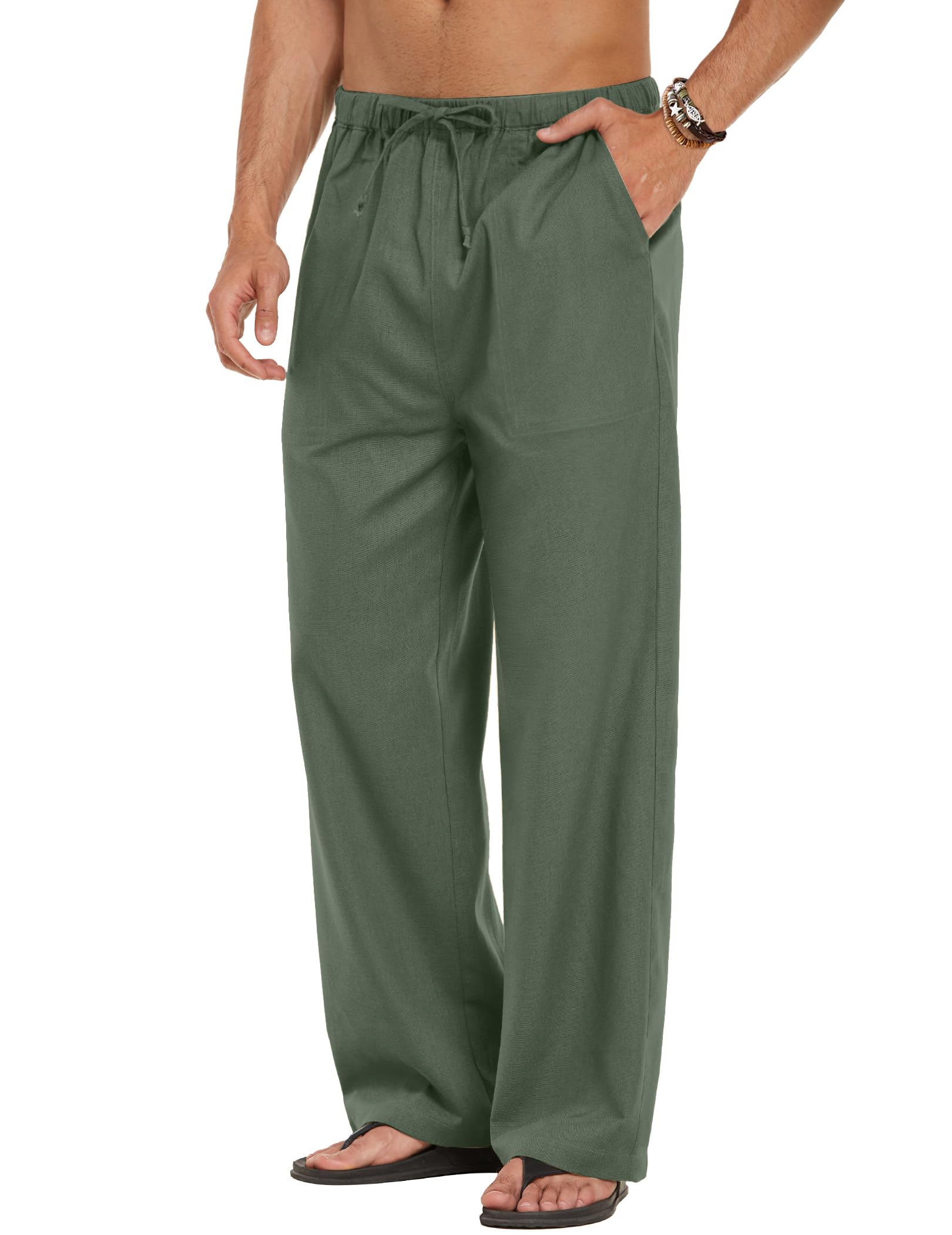 COOFANDY Lässiger Stil, Leger Pantalon Hommes