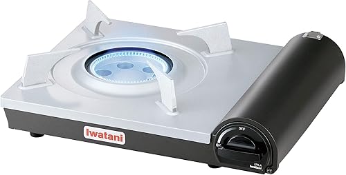 Iwatani America EPR Cassette Feu-EcoPremium - Estufa de butano portátil, color negro