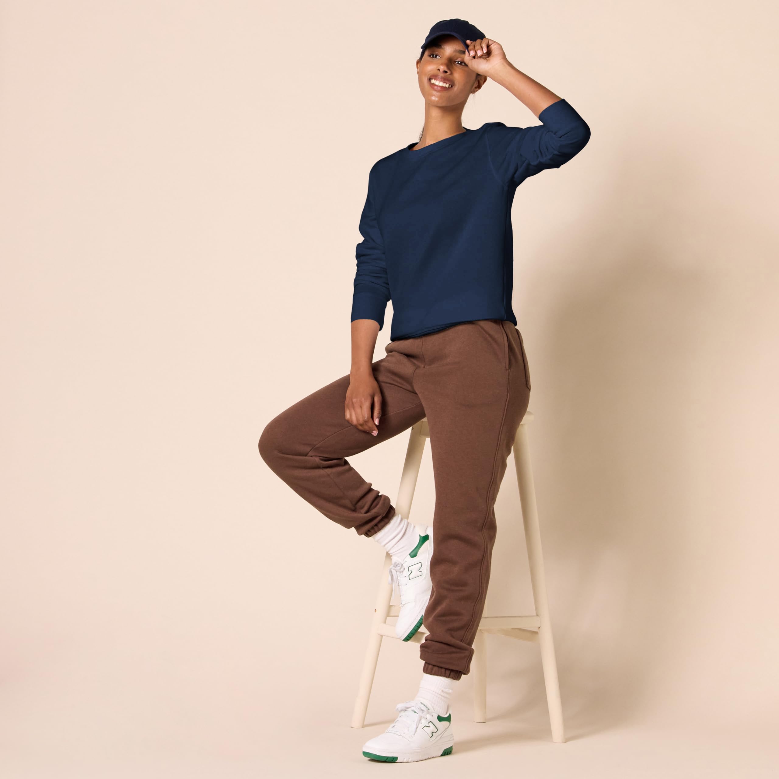 Amazon Essentials Felpa in Pile Girocollo (Disponibile in Taglie Forti) Donna