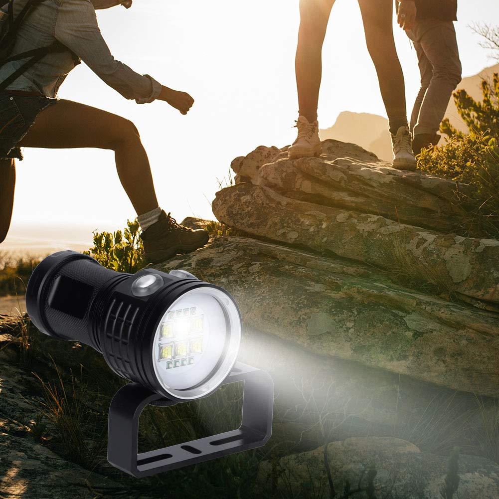 Lampa do nurkowania LED IP68, super jasna latarka do sportów wodnych na świeżym powietrzu (B24)