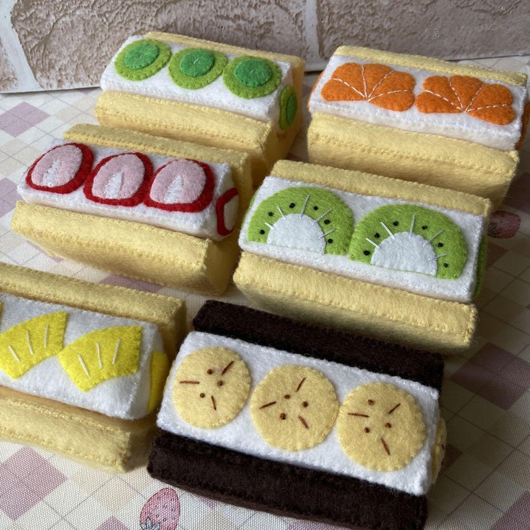 Amazon.co.jp: ＊ フルーツサンド ＊フェルトままごと : おもちゃ