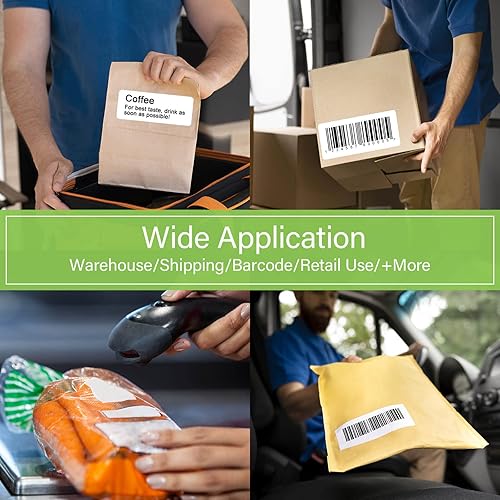 Miniatura 5 de GREENCYCLE Paquete de 20 etiquetas de dirección pequeñas DK-1209 DK1209 troqueladas de 1.1 x 2.4 pulgadas (1.142 in x 2.441 in) compatibles con