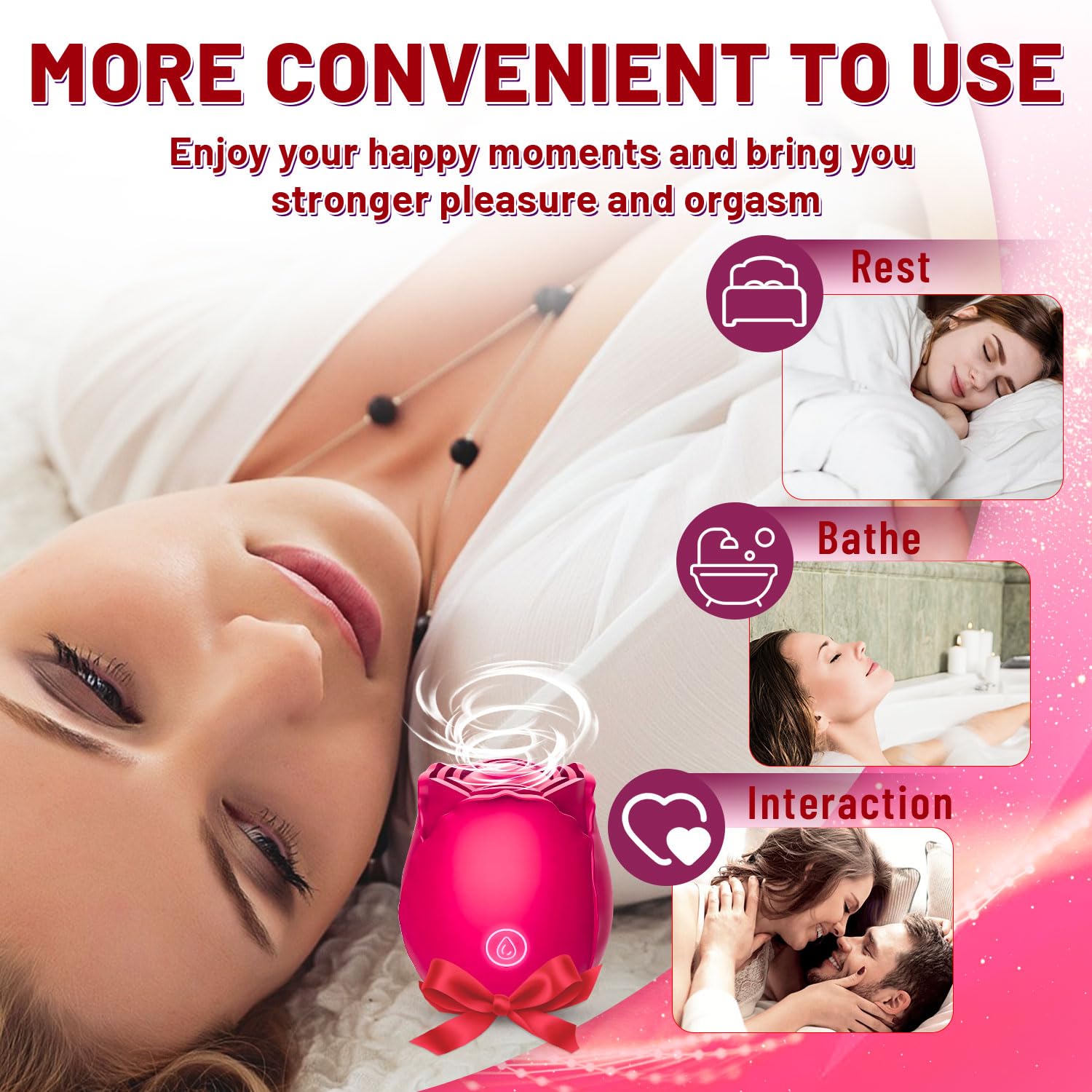 Rose Toy For Women 10 Modes Red Rose B2n 7