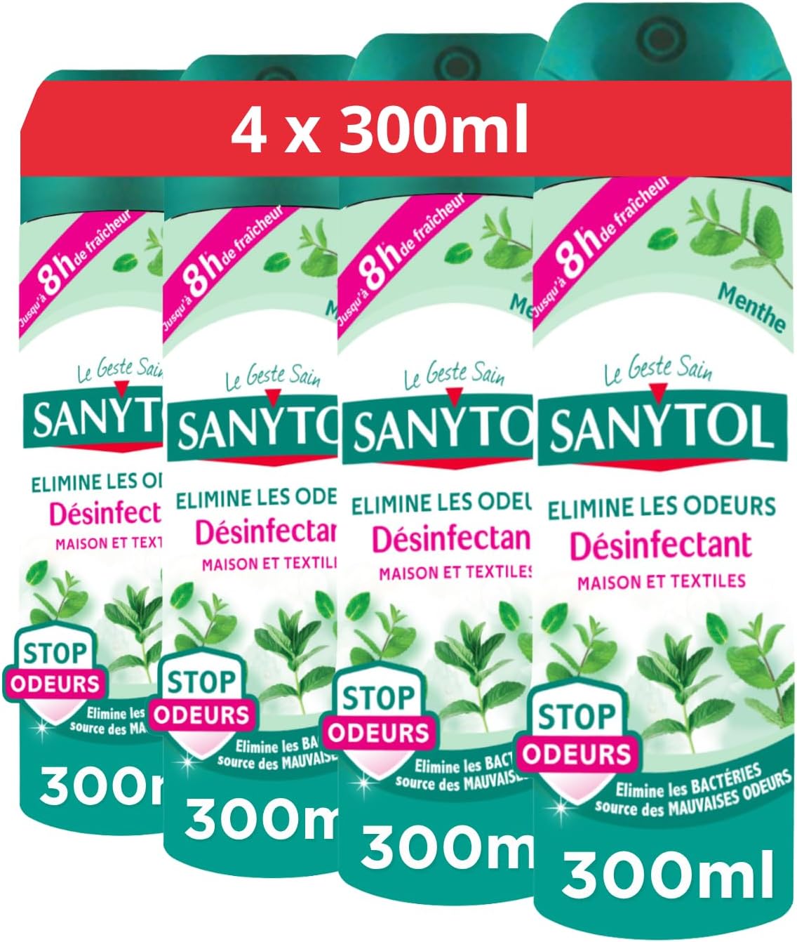air purifier- Disinfectant surfaces & textiles- 300 ml - Set of 4