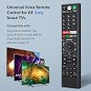 Voice Replacement Remote for Sony TVs and Bravia TVs - Compatible With All Sony 4K UHD LED LCD HD Smart TVs