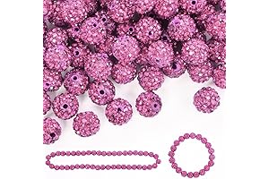 10mm Rhinestone Spacer Beads for Bracelets & Necklaces