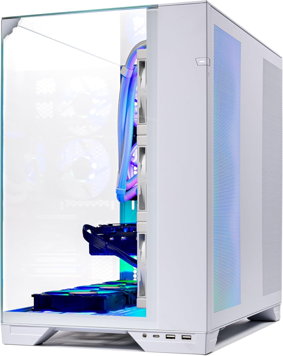 Skytech Gaming O11 Vision Gaming PC, AMD Ryzen 7 9800X3D 4.7GHz, AMD RX 9070XT 16GB, 2TB Gen4 NVMe SSD, 32GB DDR5 RAM 6000, 850W Gold ATX 3 PSU, 360 ARGB AIO, Wi-Fi, Win 11, Desktop