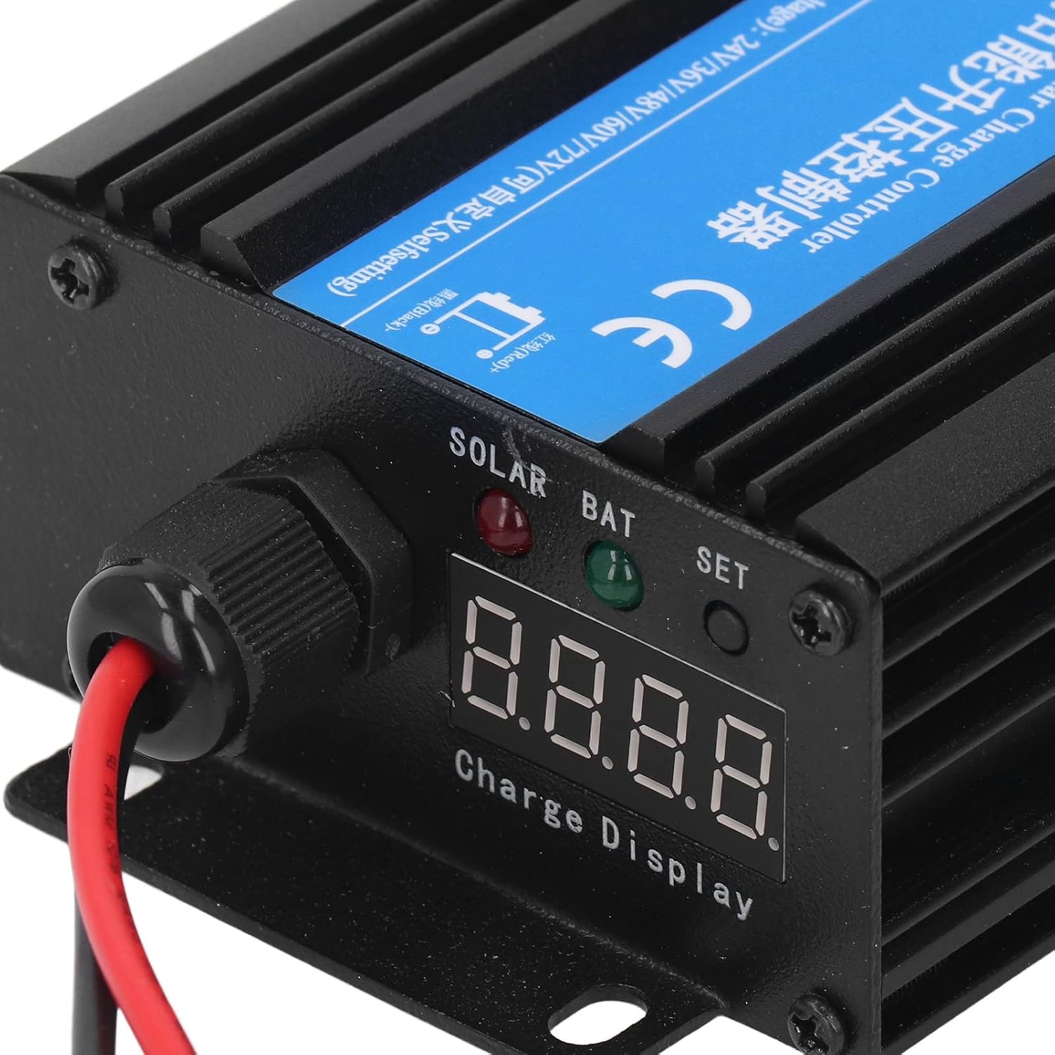 Solar Boost Controller, 24V 36V 48V 60V 72V 300W MPPT Electric Solar Charger Controller, Solar Panel Battery Controller